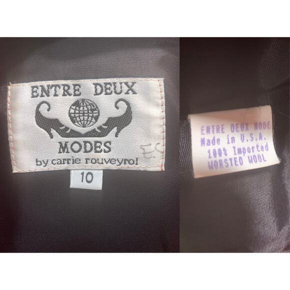 80s 90s Tailored Red Wool Blazer | MOD Jacket | S - Picture 7 of 9